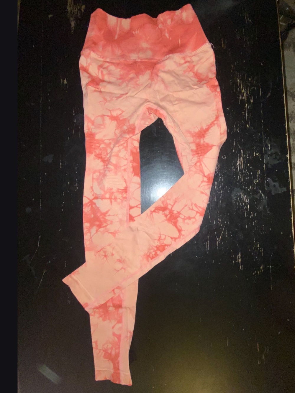 Allure the brand marble orange leggings